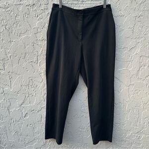 EILEEN FISHER Pants Women Large Soft Stretchy Organic Cotton Black‎